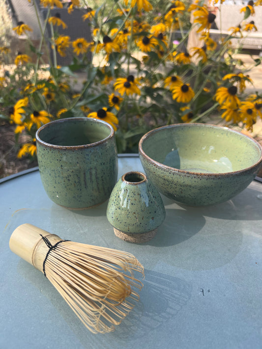 Speckled Matcha set